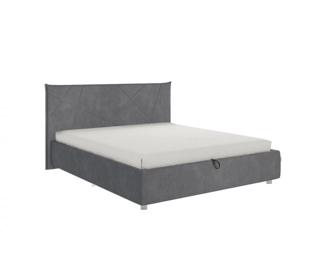 Кровать с подъемным механизмом 1600 Бест графит (велюр) Кровать с подъемным механизмом 1600 Бест графит (велюр)