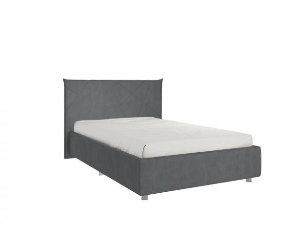 Кровать с основанием 1200 Бест графит (велюр) Кровать с основанием 1200 Бест графит (велюр)
