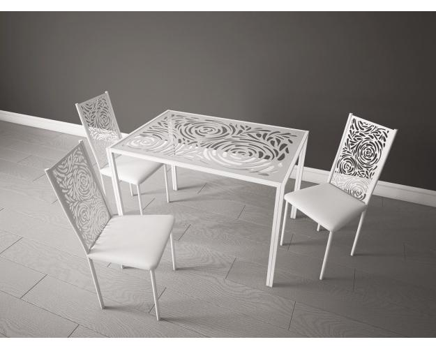 Стол обеденный Роза Ст102 белый Стол обеденный Роза Ст102 белый