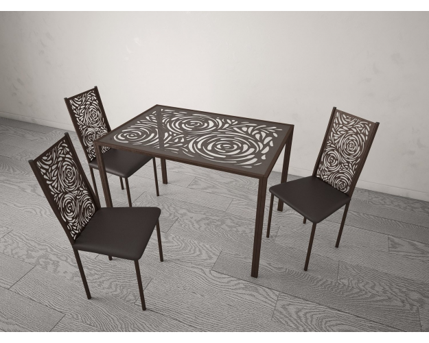 Стол обеденный Роза Ст102 черный Стол обеденный Роза Ст102 черный