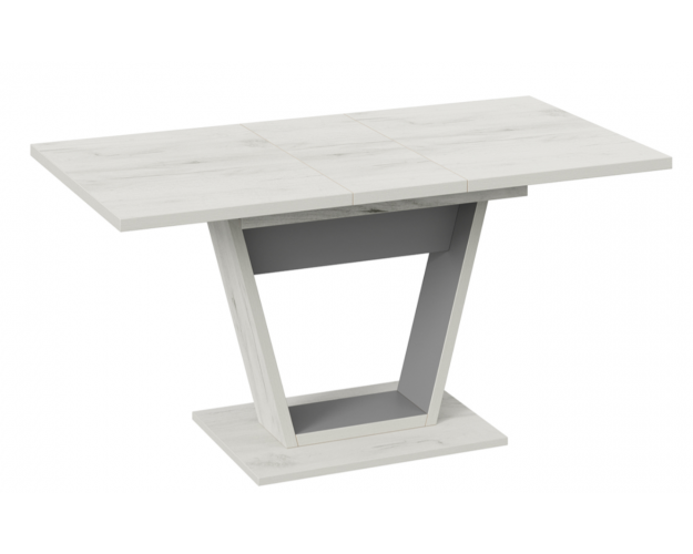 Стол обеденный «Гавана» Тип 1 Дуб крафт белый, Серый графит